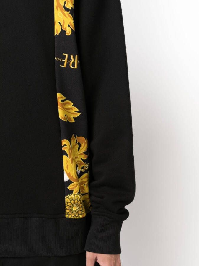 Versace Jeans Couture Overhemd met barokprint Zwart