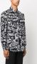 Versace Jeans Couture Overhemd met logoprint Zwart - Thumbnail 3