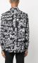 Versace Jeans Couture Overhemd met logoprint Zwart - Thumbnail 4
