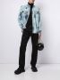 Versace Jeans Couture Overhemd met tie-dye print Blauw - Thumbnail 2