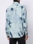 Versace Jeans Couture Overhemd met tie-dye print Blauw - Thumbnail 4