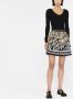 Versace Jeans Couture Plooirok met barokprint Zwart - Thumbnail 2