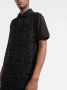 Versace Jeans Couture Poloshirt met logoprint Zwart - Thumbnail 3