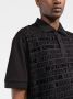Versace Jeans Couture Poloshirt met logoprint Zwart - Thumbnail 5