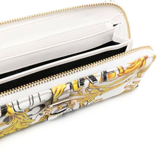 Versace Jeans Couture Portemonnee met all-over print Wit