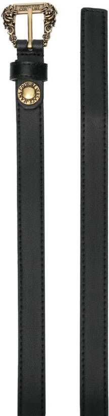 Versace Jeans Couture Riem met logogesp Zwart