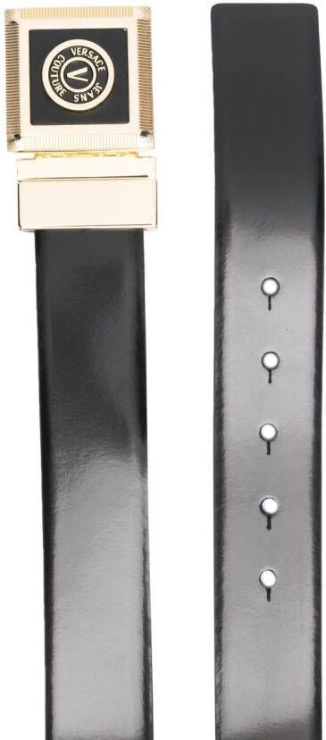 Versace Jeans Couture Riem met logoplakkaat Zwart