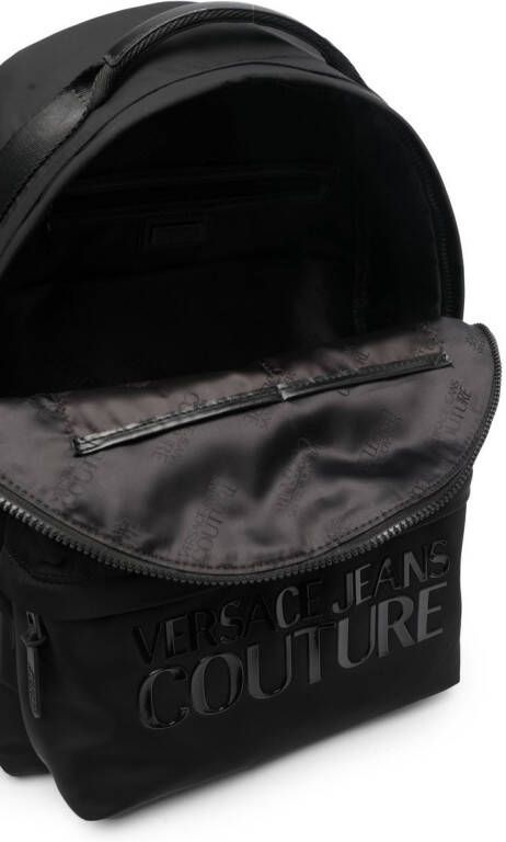 Versace Jeans Couture Rugzak met logo Zwart