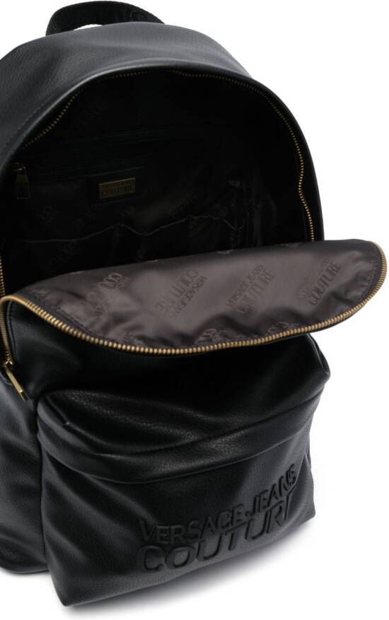 Versace Jeans Couture Rugzak met logo Zwart