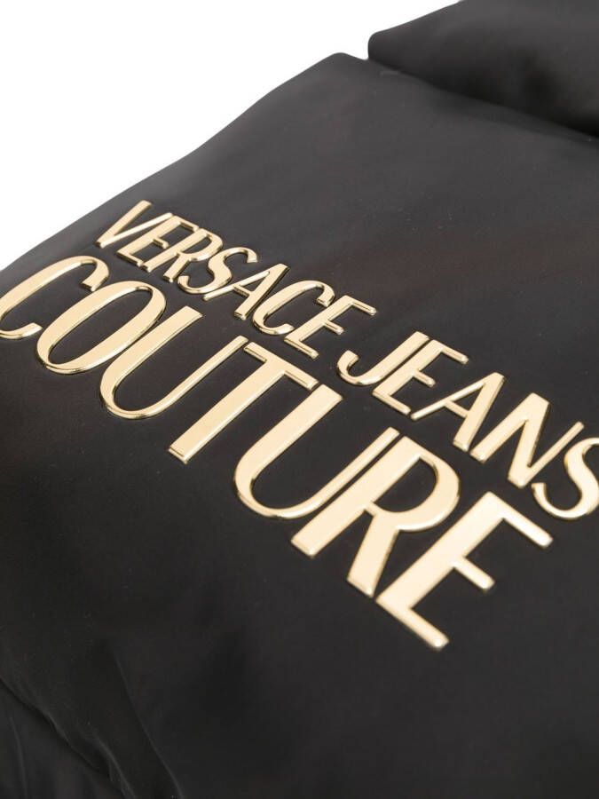 Versace Jeans Couture Rugzak met logoplakkaat Zwart