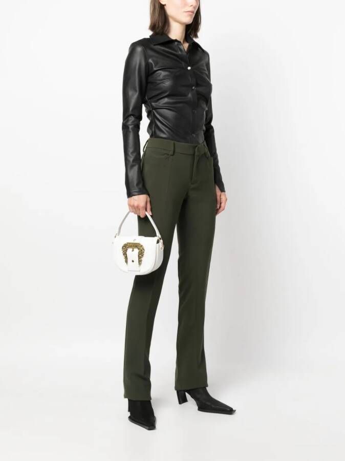 Versace Jeans Couture Schoudertas met barokgesp Wit