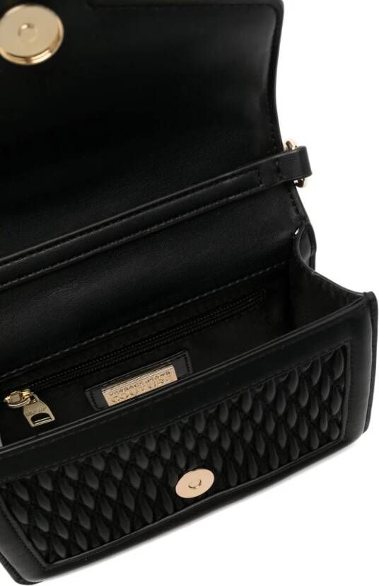 Versace Jeans Couture Schoudertas met barokgesp Zwart