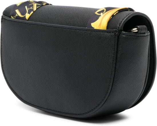 Versace Jeans Couture Schoudertas met barokprint Zwart