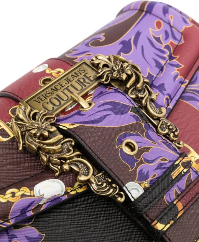 Versace Jeans Couture Schoudertas met gesp Zwart
