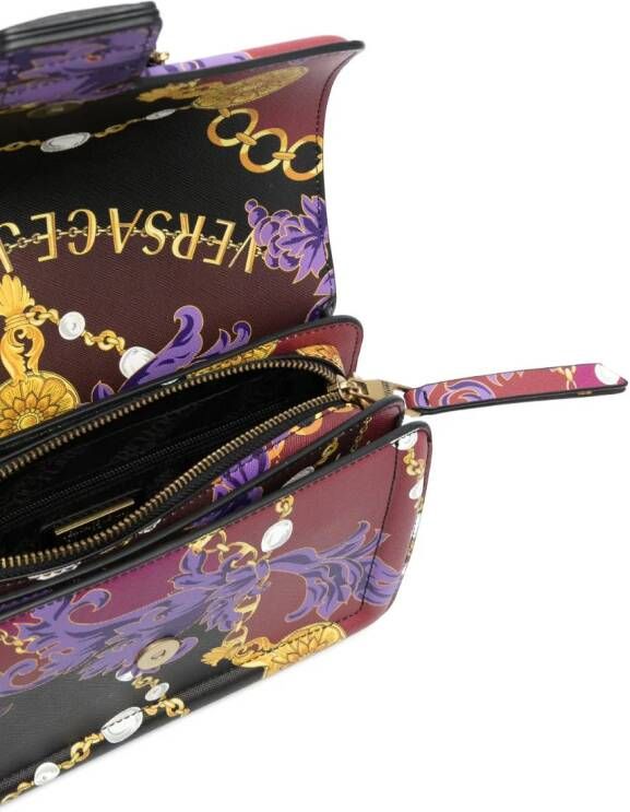 Versace Jeans Couture Schoudertas met gesp Zwart