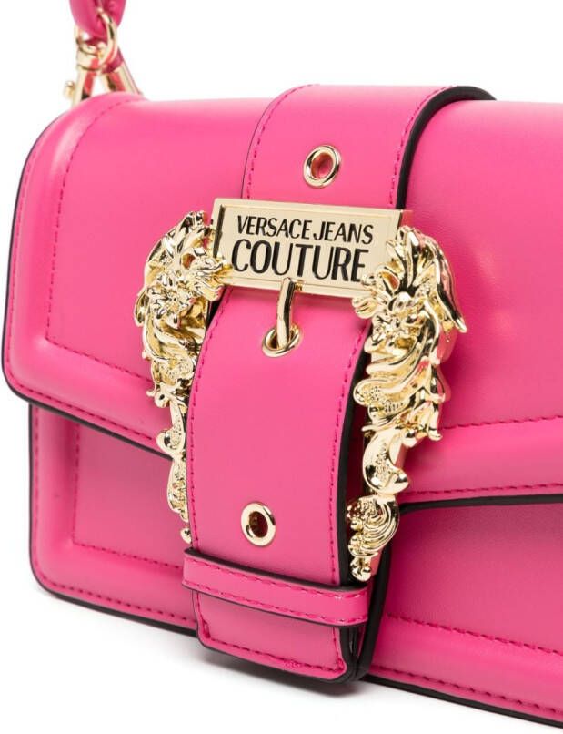 Versace Jeans Couture Schoudertas met logogesp Roze