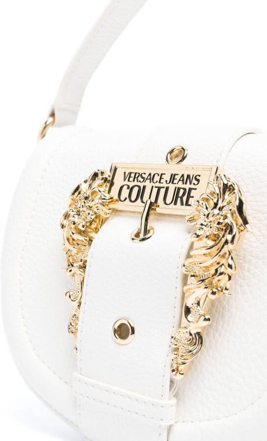 Versace Jeans Couture Schoudertas met logogesp Wit