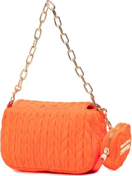 Versace Jeans Couture Schoudertas met logoplakkaat Oranje