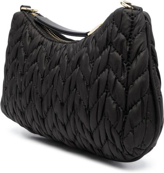 Versace Jeans Couture Schoudertas met logoplakkaat Zwart