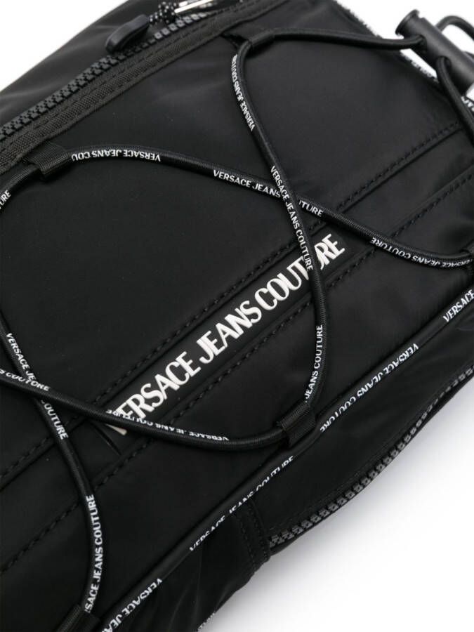 Versace Jeans Couture Schoudertas met logoprint Zwart