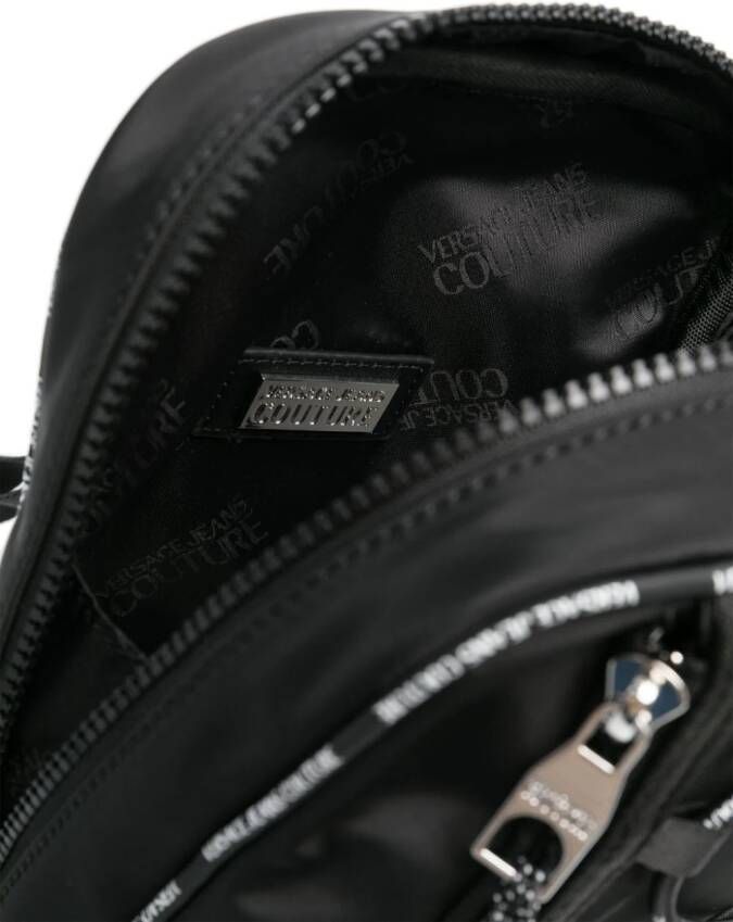Versace Jeans Couture Schoudertas met logoprint Zwart