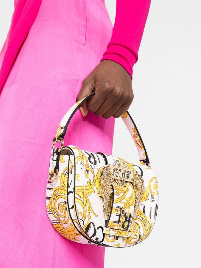 Versace Jeans Couture Schoudertas met print Wit