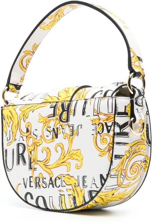 Versace Jeans Couture Schoudertas met print Wit