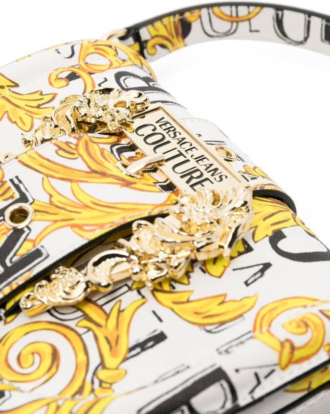 Versace Jeans Couture Schoudertas met print Wit