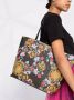 Versace Jeans Couture Shopper met bloemenprint Zwart - Thumbnail 3