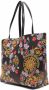 Versace Jeans Couture Shopper met bloemenprint Zwart - Thumbnail 4