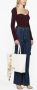 Versace Jeans Couture Shopper met logo plakkaat Wit - Thumbnail 2