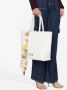 Versace Jeans Couture Shopper met logo plakkaat Wit - Thumbnail 3