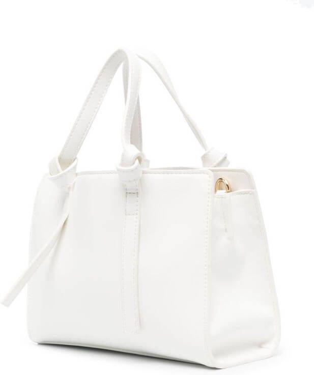 Versace Jeans Couture Shopper met logo-reliëf Wit