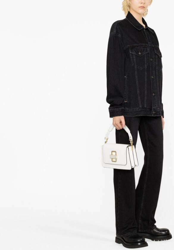 Versace Jeans Couture Shopper met logo Wit