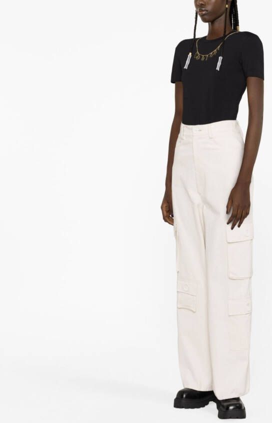 Versace Jeans Couture Katoenen T-shirt Zwart