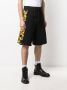 Versace Jeans Couture Shorts met barokprint Zwart - Thumbnail 3