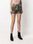 Versace Jeans Couture Shorts met barokprint Zwart - Thumbnail 3