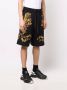 Versace Jeans Couture Shorts met barokprint Zwart - Thumbnail 3