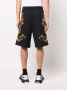 Versace Jeans Couture Shorts met barokprint Zwart - Thumbnail 4