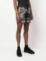 Versace Jeans Couture Shorts met bloemenprint Zwart - Thumbnail 3