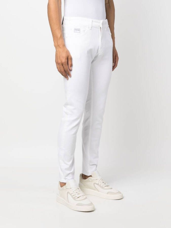 Versace Jeans Couture Skinny jeans Wit