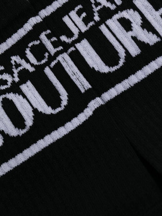Versace Jeans Couture Sokken met logoprint Zwart