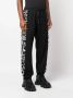 Versace Jeans Couture Trainingsbroek met streepdetail Zwart - Thumbnail 3
