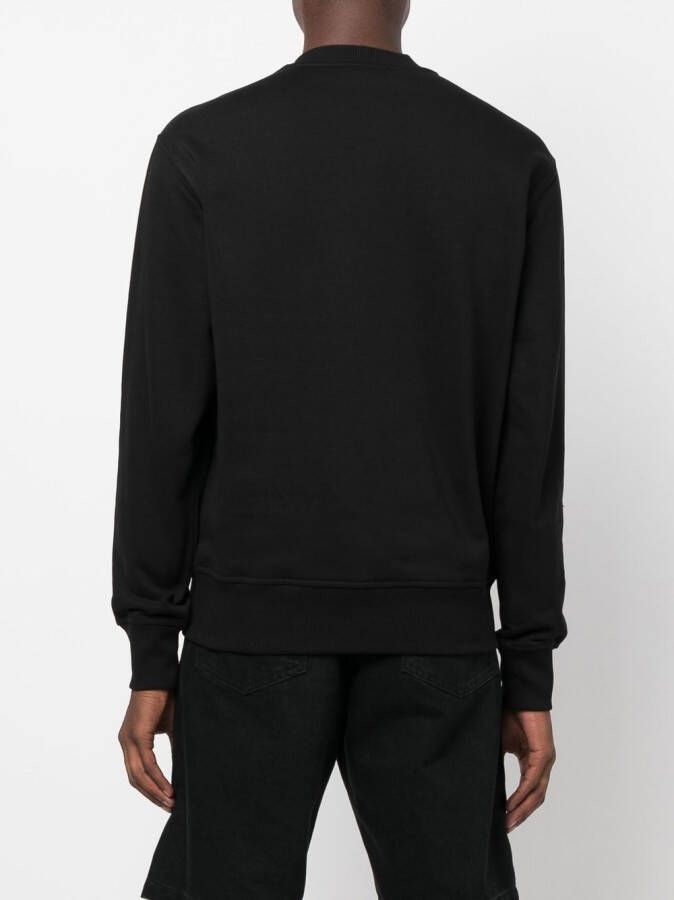 Versace Jeans Couture Sweater met ronde hals Zwart