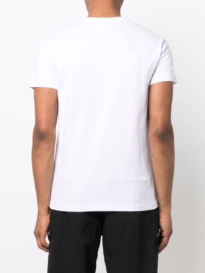 Versace Jeans Couture T-shirt met logopatch Wit
