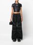 Versace Jeans Couture T-shirt met logopatch Zwart - Thumbnail 2