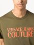 Versace Jeans Couture T-shirt met logoprint Groen - Thumbnail 5