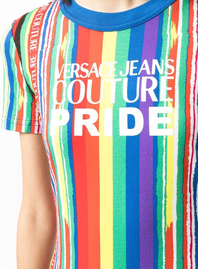 Versace Jeans Couture T-shirt met print Veelkleurig