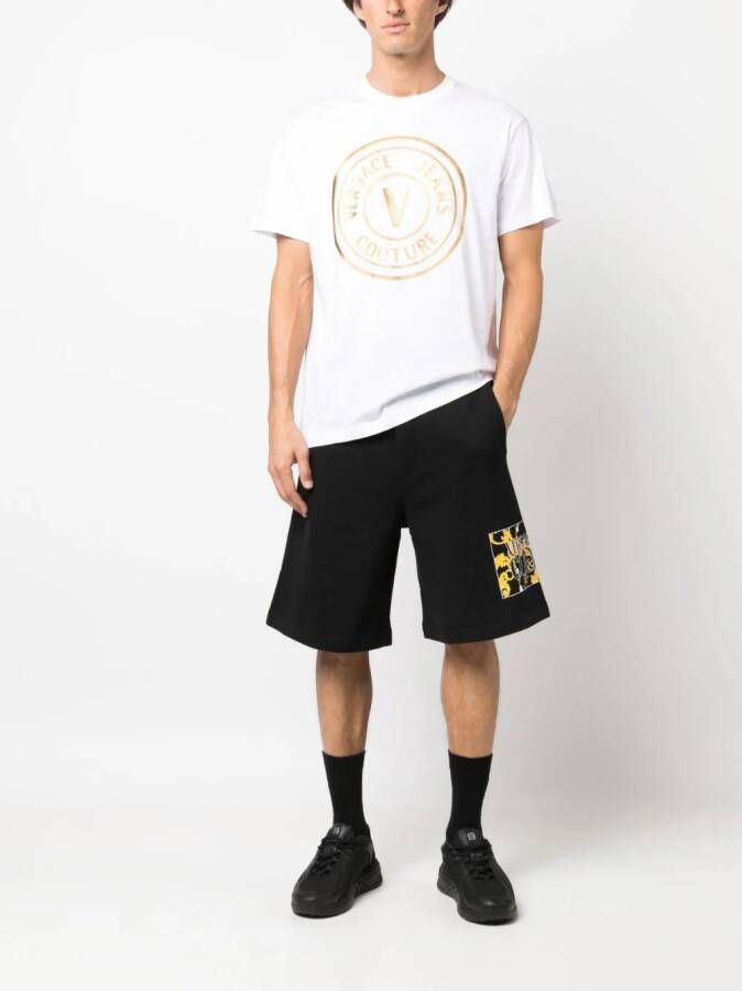 Versace Jeans Couture T-shirt met print Wit