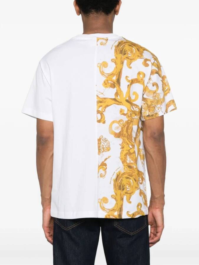 Versace Jeans Couture T-shirt met print Wit